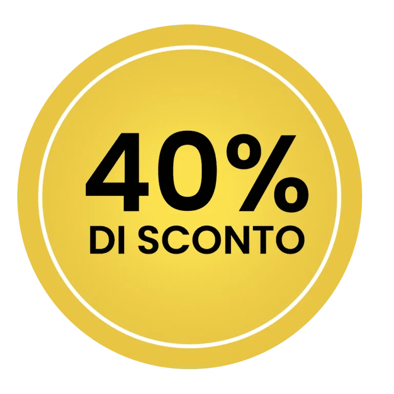 40 sconto