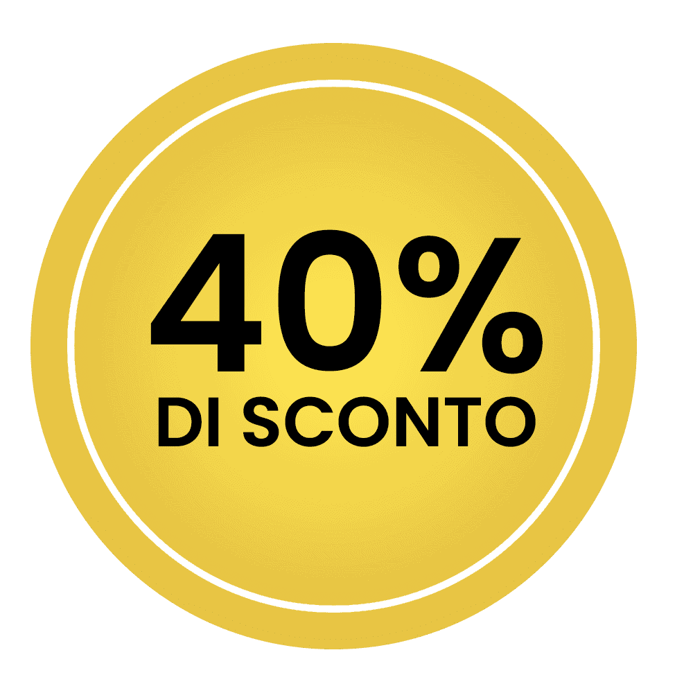 40 sconto