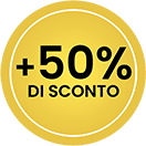 +50 sconto