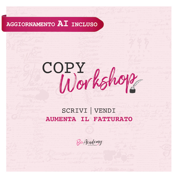 CopyWorkshop di Cecilia Sardeo