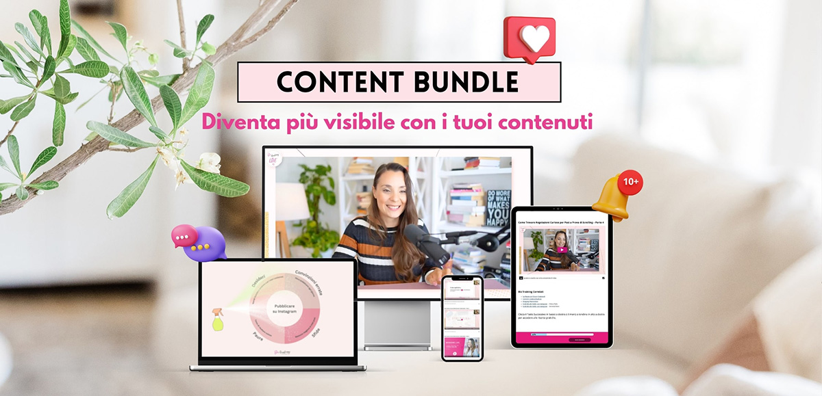 Più visibile con i tuoi contenuti - Content Bundle